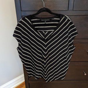 WHBM Striped Jetsetter Tee